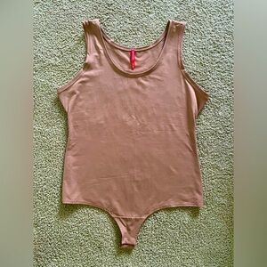Spanx Scoop Neck Tank Bodysuit Color Smoke Size 1X